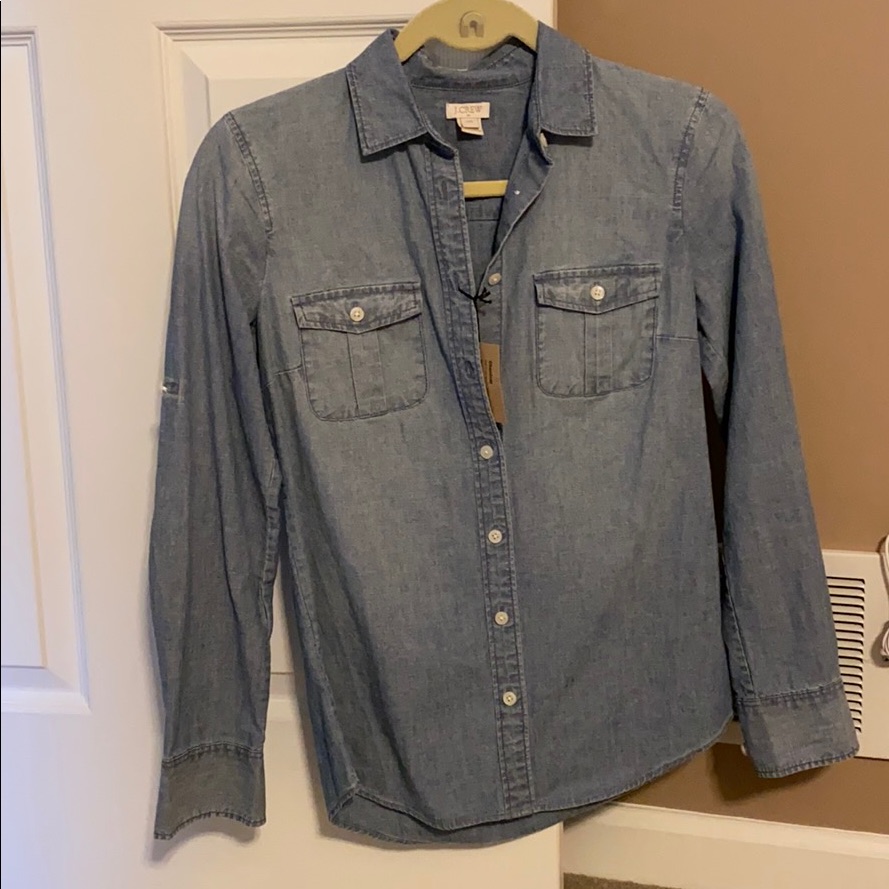 Jcrew Chambray Button Down